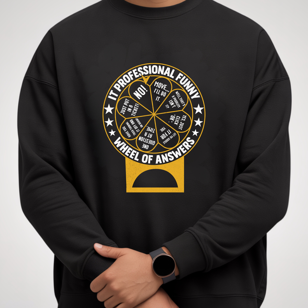 Crewneck Sweatshirt — Minimal Citrus Gumball Graphic