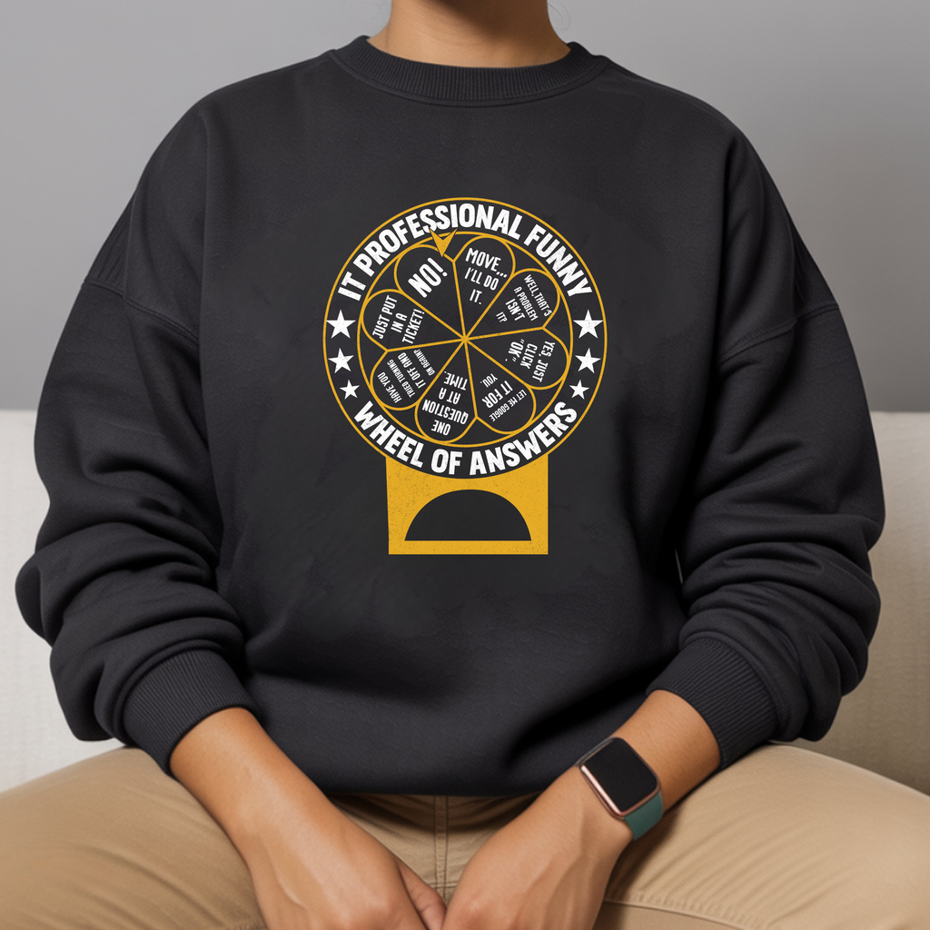 Crewneck Sweatshirt — Minimal Citrus Gumball Graphic
